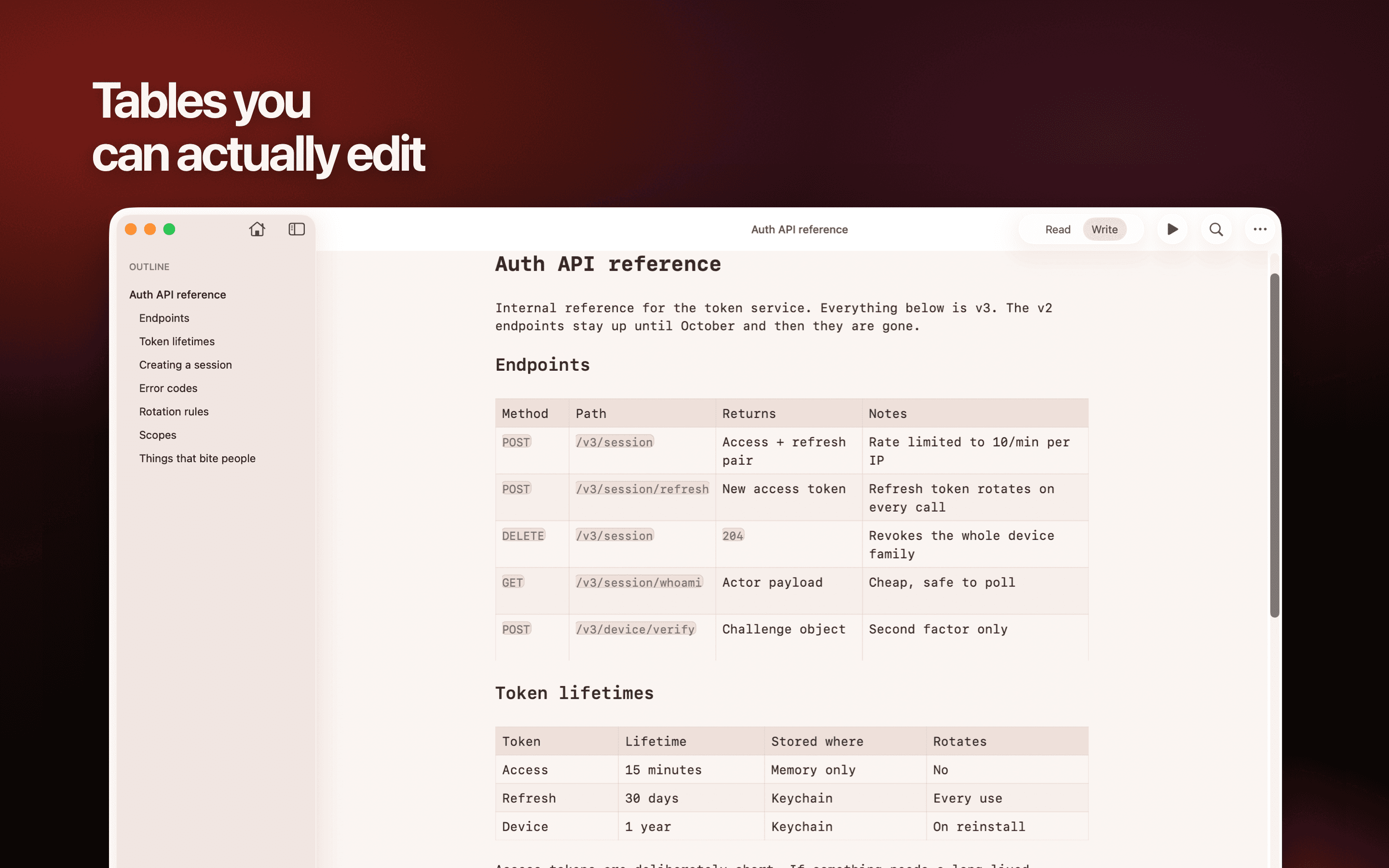Unmarked editing a Markdown table as a structured grid